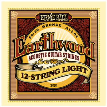 Juego De Cuerdas Ernie Ball P/Guitarra. Earthwood 12 Cuerdas, 2010